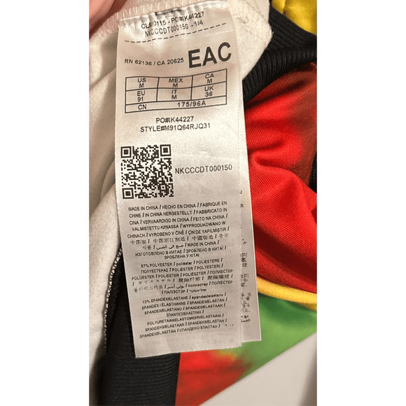 Guess x J Balvin Mens Vibras Tie-Dye Track Full Zip Jacket Bad Bunny Sz Medium - Picture 5 of 9